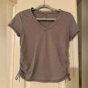 Calvin Klein Performance Short Sleeve Top in Gray
